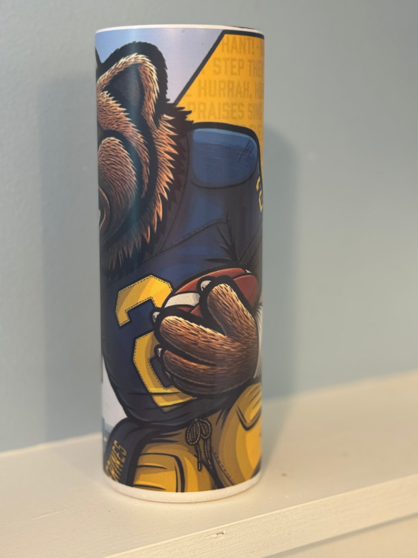 Michigan Wolverine Tumbler Straw Cup