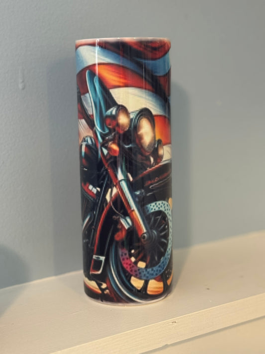 Ride My Harley Tumbler Straw Cup
