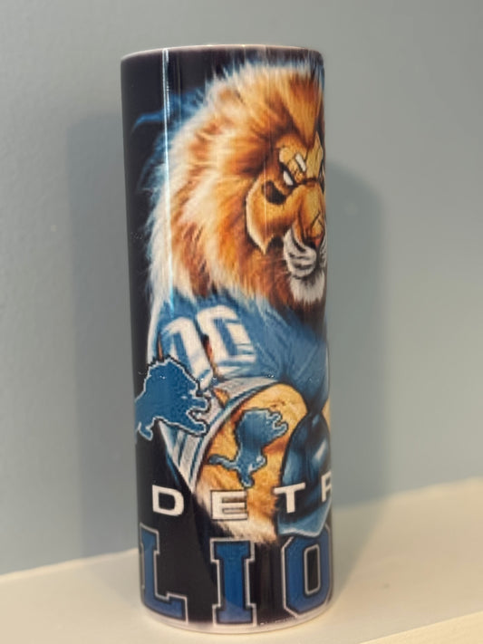 Detroit Lions Tumbler Straw Cup