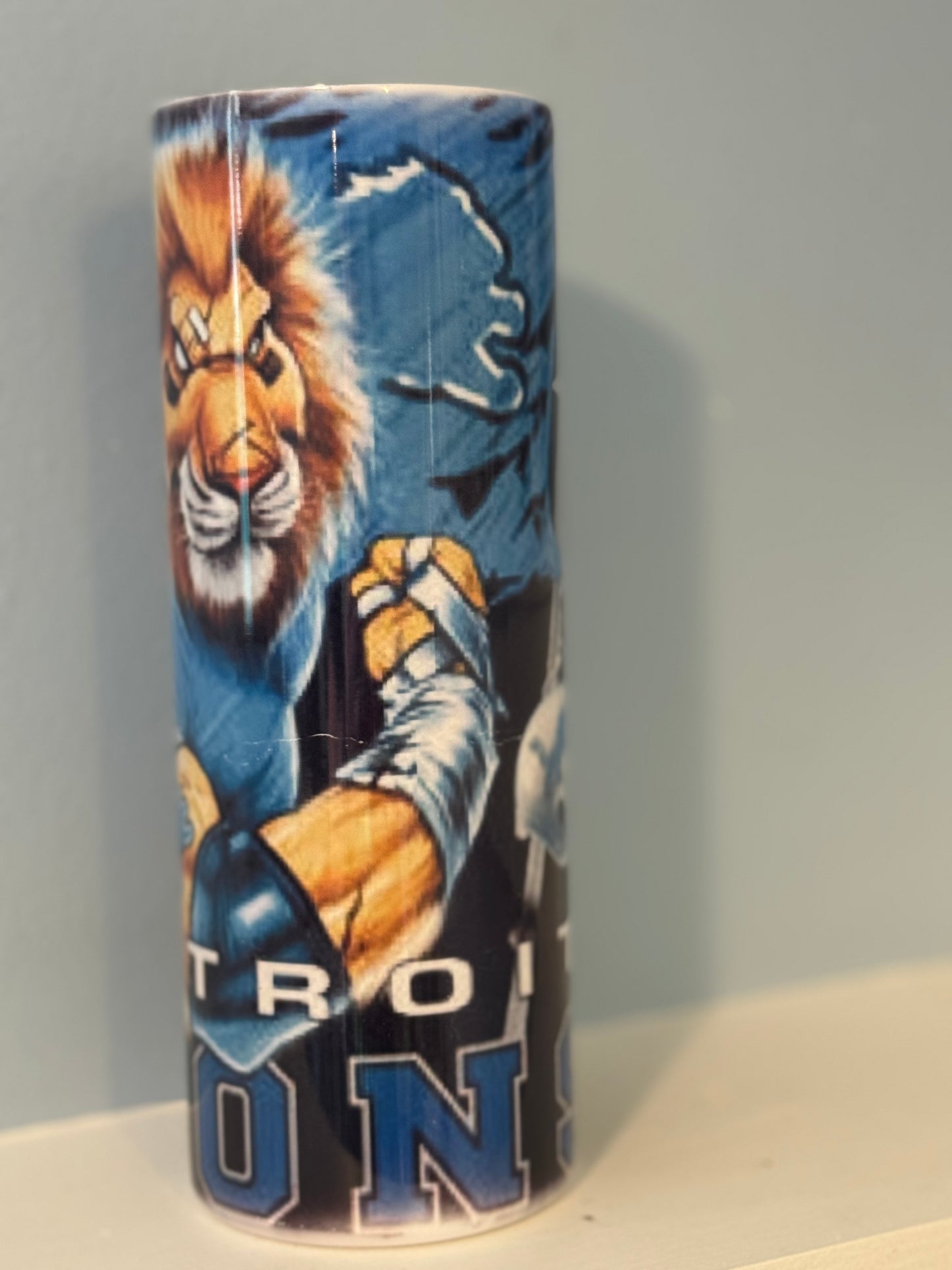 Detroit Lions Tumbler Straw Cup