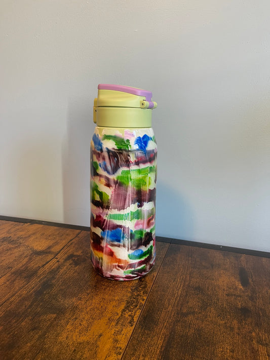 A Day in the Field Water Bottle with Straw