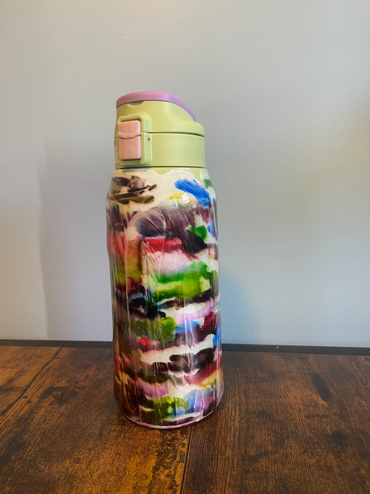 A Day in the Field Water Bottle with Straw