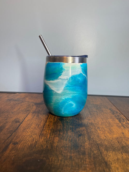 Gazing at the Sky Wine Cup with Straw