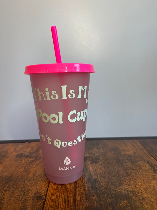 Pink Pool Cup