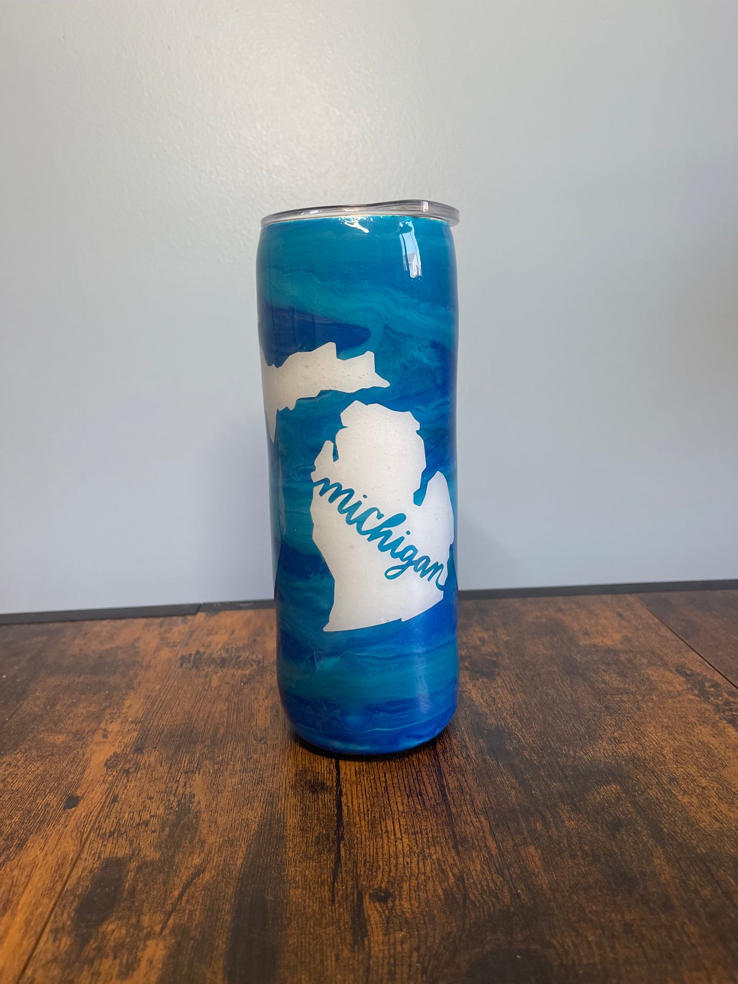 Show your Michigan Spirit Tumbler Straw Cup