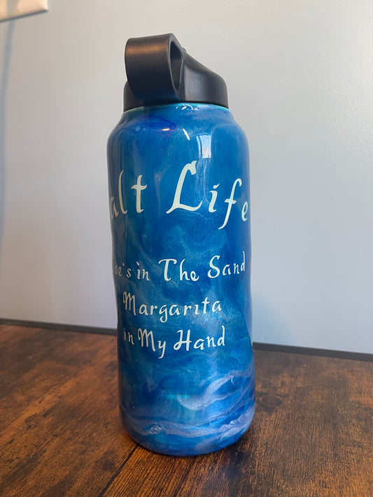 A Salty Life Water Bottle