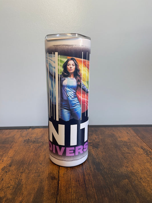 Unite Diversity Tumbler Straw Cup