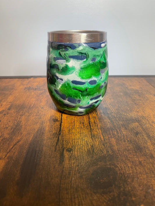Little Shamrock Wine Tumbler Straw Cup